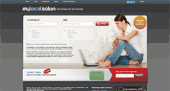 Desktop Screenshot of mylocalsalon.com